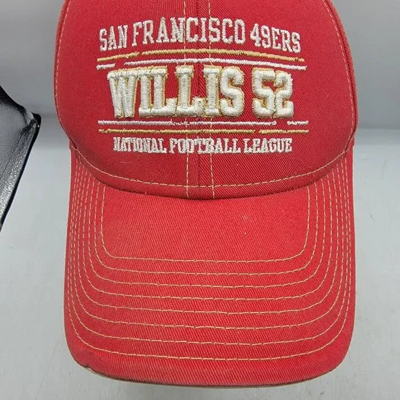 Reebok San Francisco 49ers Willis 52 Red Hat Cap Adjustable Casual Football